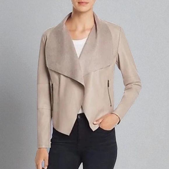 New!BAGATELLE COLLECTION FAUX LEATHER JACKET SIZE LARGE